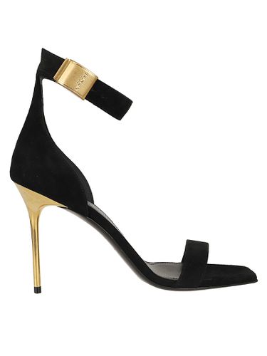 Balmain Sandal Uma-suede Leather - Balmain - Modalova