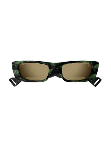Rectangular Frame Sunglasses - Gucci Eyewear - Modalova