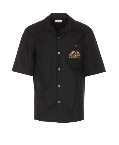 Alexander McQueen Charm Logo Shirt - Alexander McQueen - Modalova