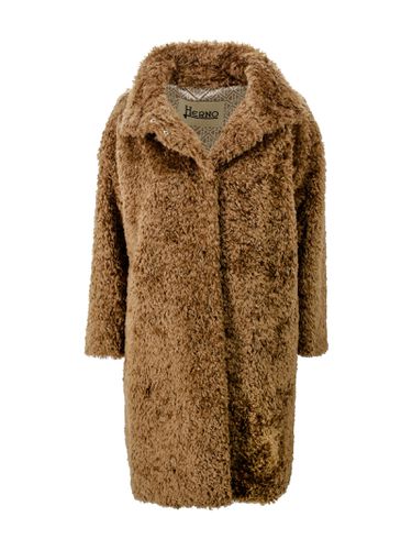 Herno Faux-fur Coat - Herno - Modalova