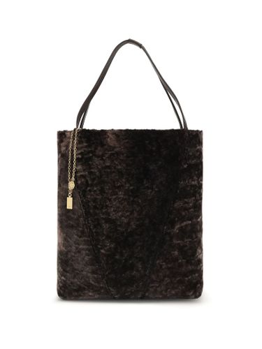 Large Spin Tote Bag In Soft Shearling - Chloé - Modalova