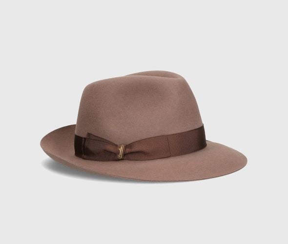 Borsalino Monica Folar Medium Brim - Borsalino - Modalova