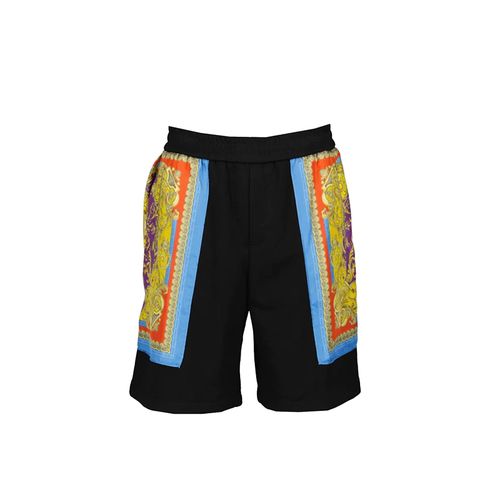 Barocco Goddess Night Print Shorts - Versace - Modalova