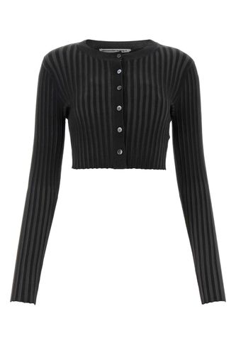 Stretch Cotton Blend Cardigan - T by Alexander Wang - Modalova