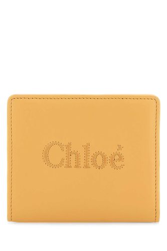 Chloé Peach Leather Wallet - Chloé - Modalova