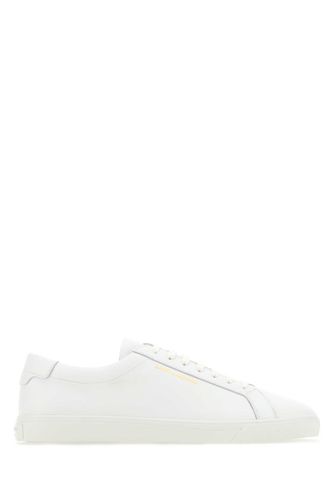 White Leather Andy Sneakers - Saint Laurent - Modalova
