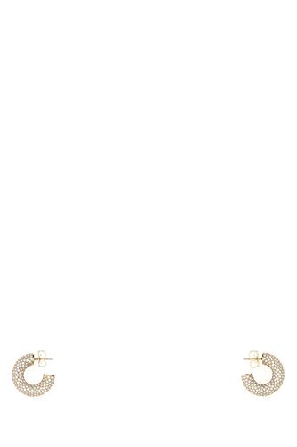Embellished Metal Mini Cameron Earrings - Amina Muaddi - Modalova