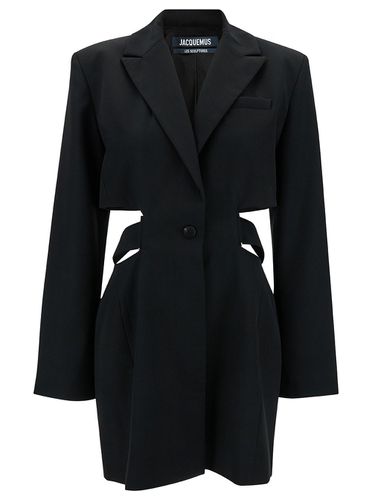 La Robe Bari Single-breasted Jacket With Cut-out In Wool Woman - Jacquemus - Modalova