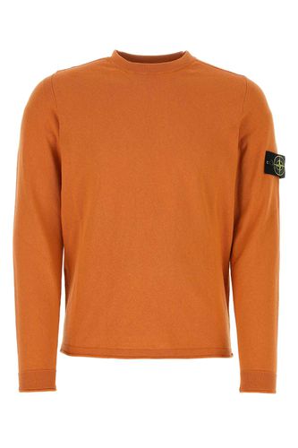 Orange Cotton Blend Sweater - Stone Island - Modalova