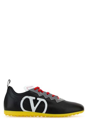 Black Nappa Leather Chromathon Sneakers - Valentino Garavani - Modalova