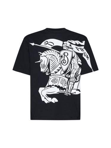 Equestrian Knight Cotton T-shirt - Burberry - Modalova