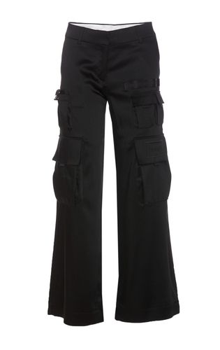 Straight Leg Cargo Trousers - Off-White - Modalova