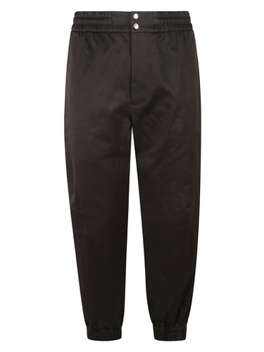 Elastic Waist Plain Track Shorts - Alexander McQueen - Modalova