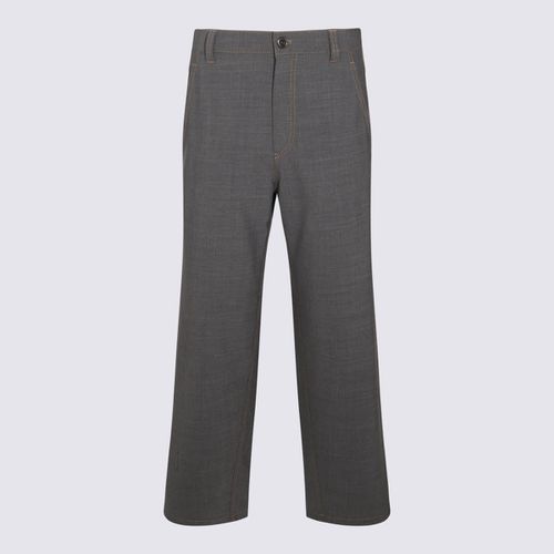 Brunello Cucinelli Grey Wool Pants - Brunello Cucinelli - Modalova