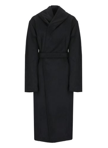 Wool And Cashmere Coat - Yohji Yamamoto - Modalova