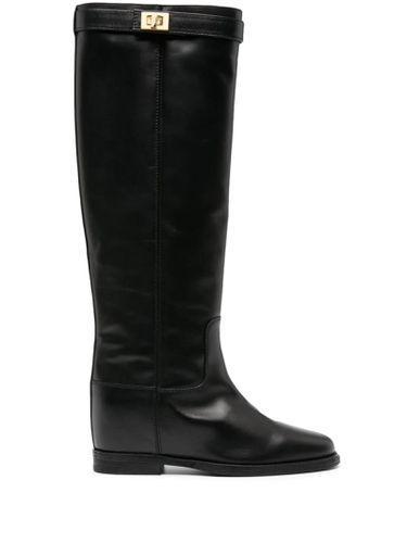 Calf Leather Boots - Via Roma 15 - Modalova