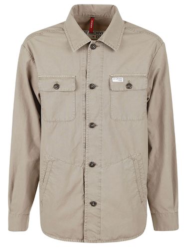 Fay Beige Cotton Shirt Jacket - Fay - Modalova