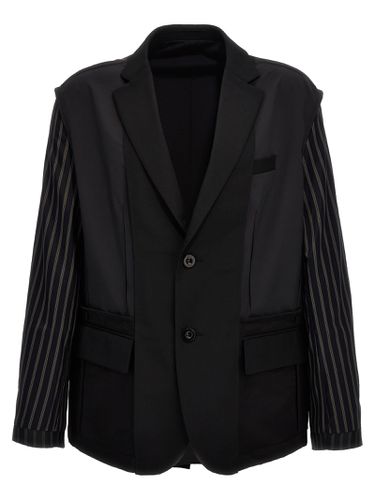 Sacai Two-material Blazer - Sacai - Modalova