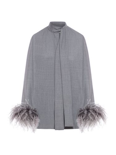 Shirt - With Feathers Solid Superfine Wool - Valentino Garavani - Modalova