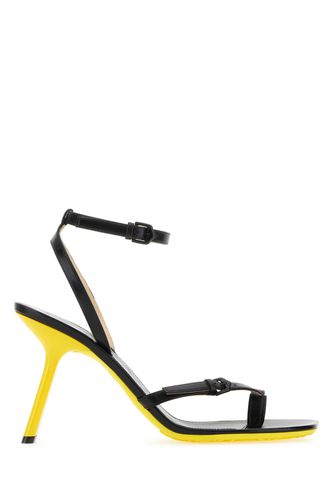 Loewe Black Leather Petal Sandals - Loewe - Modalova