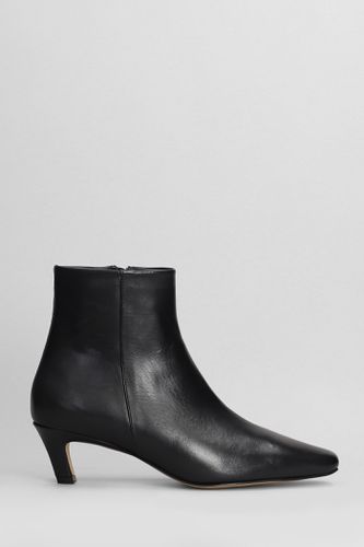 Magda High Heels Ankle Boots In Leather - Bibi Lou - Modalova