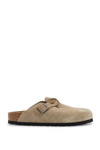 Dove Grey Suede Boston Slippers - Birkenstock - Modalova