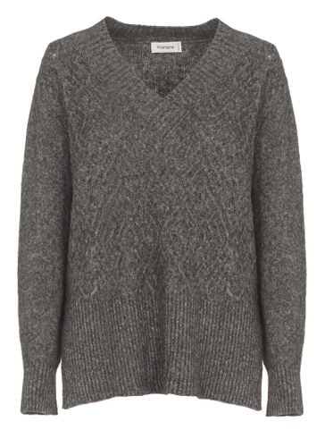 Kangra Alpaca And Cotton Sweater - Kangra - Modalova