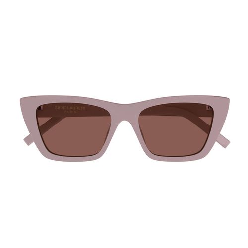 Sl 276 Mica Linea New Wave 058 Pink Sunglasses - Saint Laurent Eyewear - Modalova