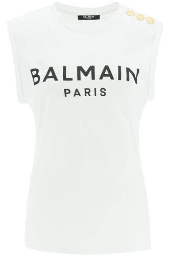 Balmain Logo Top With Buttons - Balmain - Modalova