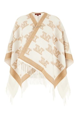 Embroidered Wool Cape - Max Mara Studio - Modalova