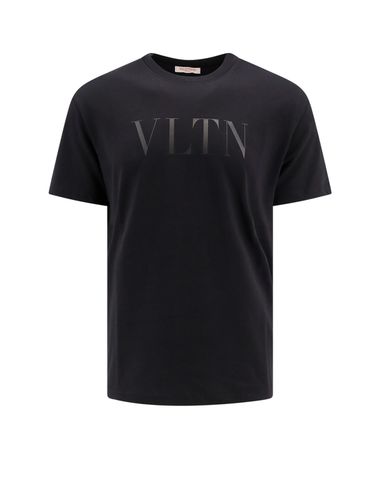 Vltn Logo Printed Crewneck T-shirt - Valentino Garavani - Modalova