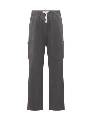 Monogram Embroidered Drawstring Pants - Palm Angels - Modalova