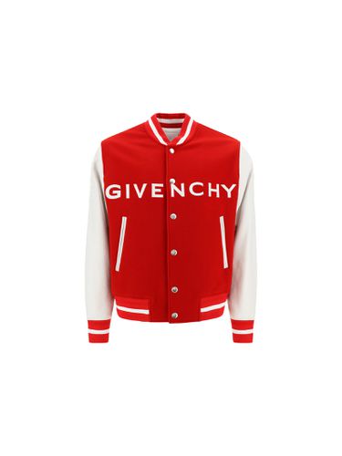 Givenchy Logo Bomber Jacket - Givenchy - Modalova