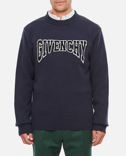 College Embroidery Crewneck Sweater - Givenchy - Modalova