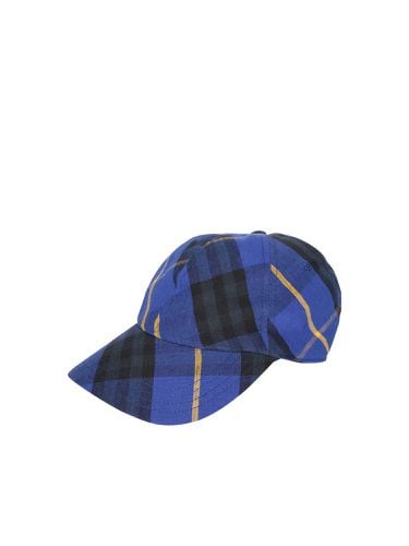 Burberry Linen Cap With A Visor - Burberry - Modalova