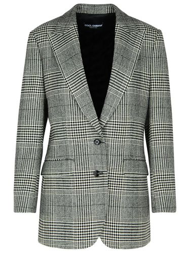 Grey Virgin Wool Blend Blazer - Dolce & Gabbana - Modalova