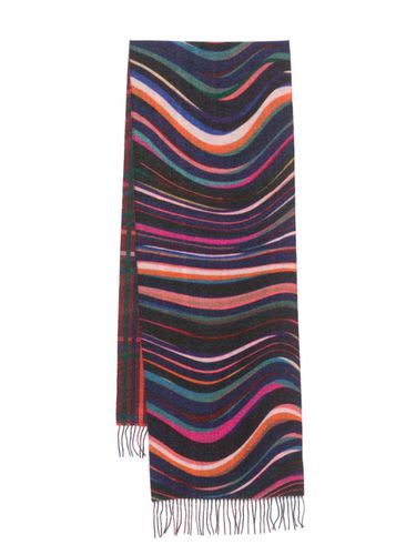 Paul Smith Women Scarf Check Swirl - Paul Smith - Modalova