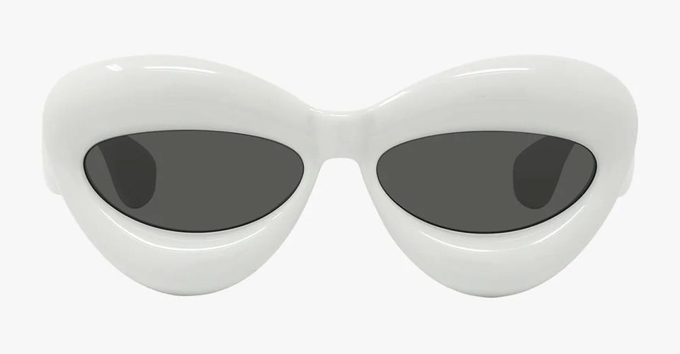 Loewe Lw40097i - White Sunglasses - Loewe - Modalova