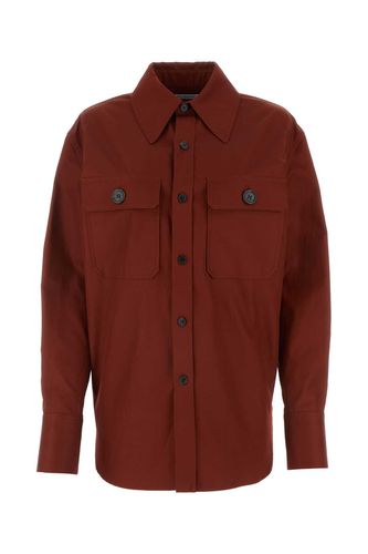Tiziano Red Cotton Shirt - Saint Laurent - Modalova