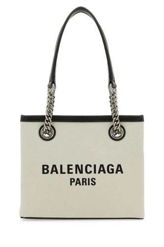 Ivory Canvas S Duty Free Shopping Bag - Balenciaga - Modalova