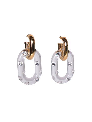 Xl Link Embellished Earrings - Paco Rabanne - Modalova