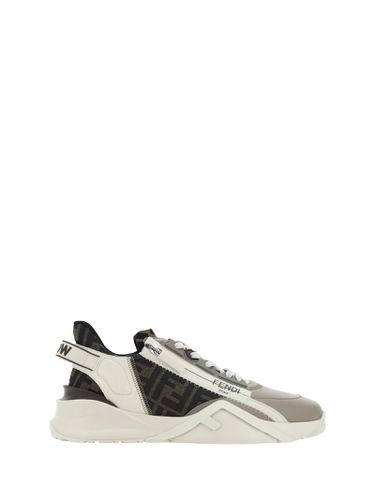 Fendi Logo Leather Sneakers - Fendi - Modalova