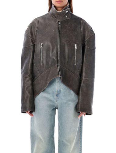 J. W. Anderson Curved Hem Leather Jacket - J.W. Anderson - Modalova