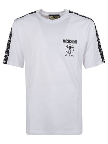 Moschino Logo Sleeve Milano T-shirt - Moschino - Modalova