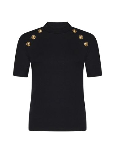 Balmain 6-button Knit T-shirt - Balmain - Modalova