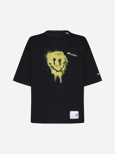 Smiley Face Cotton T-shirt - Mihara Yasuhiro - Modalova