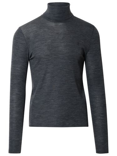 Wool Turtleneck Sweater - Saint Laurent - Modalova