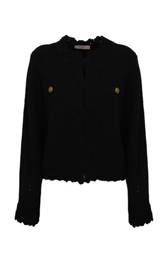 TwinSet Wool Blend Knitted Jacket - TwinSet - Modalova