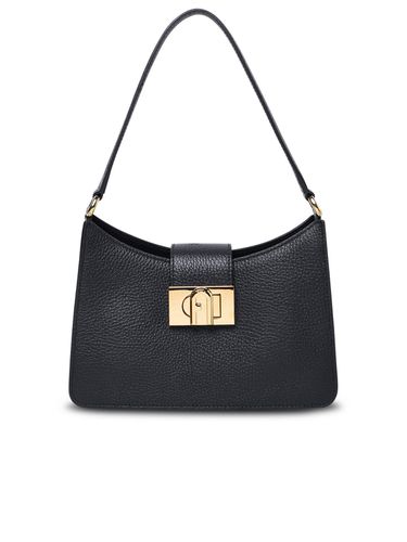 Black Hammered Leather Hobo Bag - Furla - Modalova