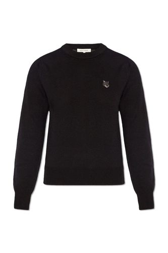 Fox Head Patch Knitted Jumper - Maison Kitsuné - Modalova